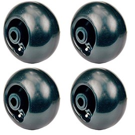RAParts Set of (4) Interchangeable Deck Wheels Fits Kubota Mowers: ZD321 & ZD326
