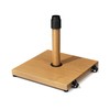 JOINHOM 42lbs Patio Umbrella Base with Wheels - Heavy Duty