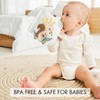 Soft Sensory Baby Cloth Book with Touch & Feel Pages,