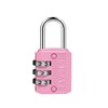 SISAV 3 Digit Combination Lock,Gym Padlock,Outdoor Padlock,Suitable for School Lockers,Tool