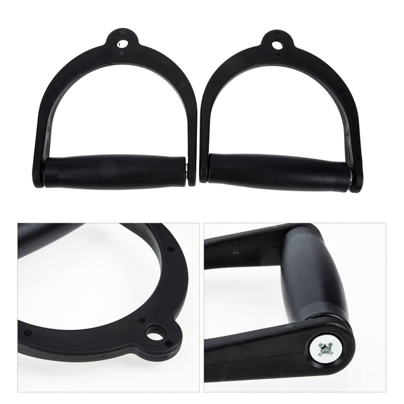 GRIRIW 2Pcs Wear Resistant Gym Handles Convenient Exercise Accessories for