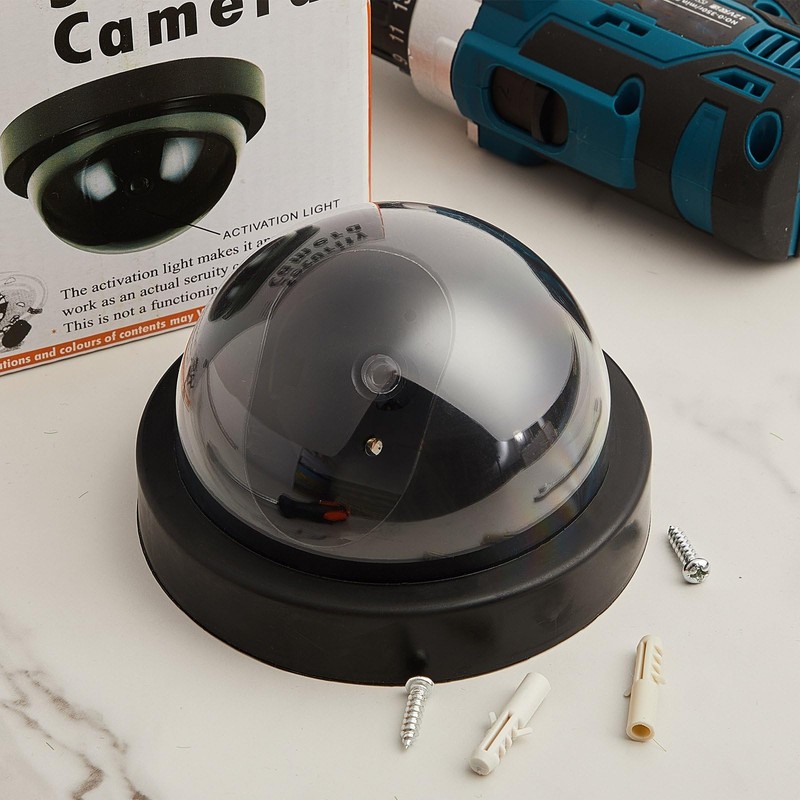 Kanayu 8 Pack Dummy Fake Camera CCTV Dome Fake Security