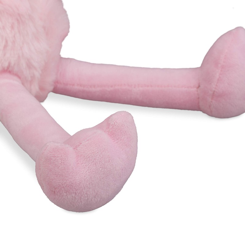 Relaxdays Flamingo Fabric Door Stop 23cm High Heavy Floor Indoor