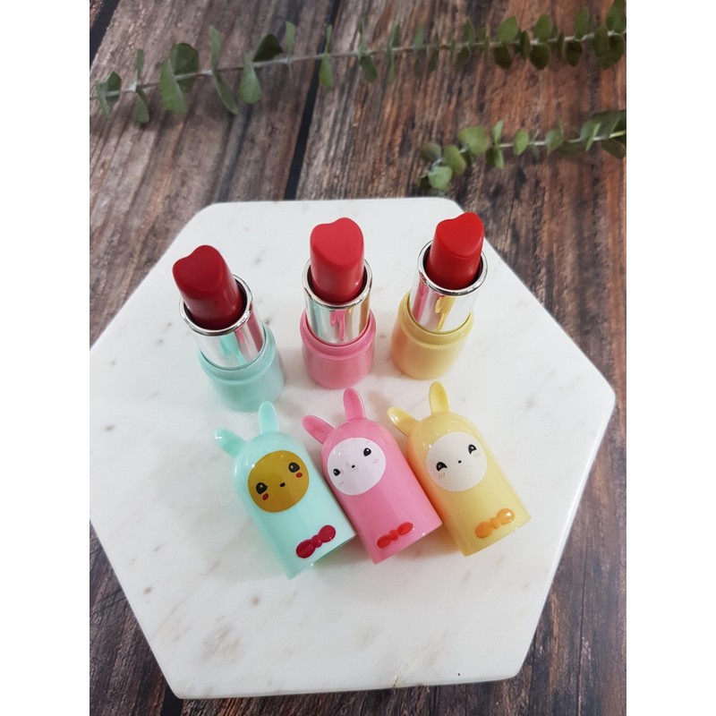 <Hopping Hopping> Rabbit Color Lip Balm - 1 Yellow Rabbit