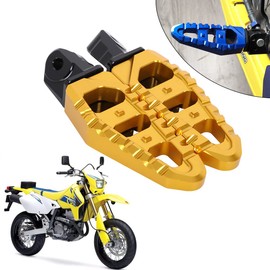 AnXin Motorcycle Passenger Foot Pegs Footrest Rear Footpegs for DRZ400 DRZ400S 00-23 DRZ400SM 05-23 GSXR600 97-00 GSXR750X 96-99 GSF600S 96-99 SV650/S 99-02 TL1000S 97-01 TL1000R 97-03 Gold