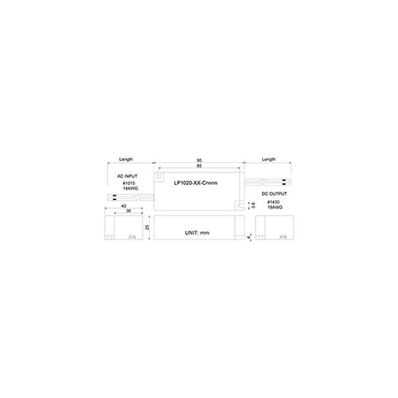 High Perfection LP1020-24 20 Watt 24 Volt Constant Voltage LED