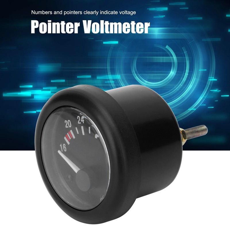 Battery Voltmeter Digital Pointer Unit Voltage Gauge Mechanical Manometer DC