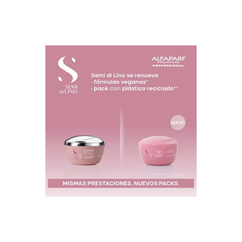 Mascara Nutritiva Semi Di Lino Alfaparf 200ml