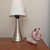 allydrew Mini Portable Handheld and Desktop Rechargeable USB Fan, Pink