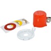 Brady 134018 16mm Push Button Lockout Device, Standard, Red, 64mm