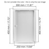 HVAC OV 10 x 16 Inch White Square Metal Plumbing