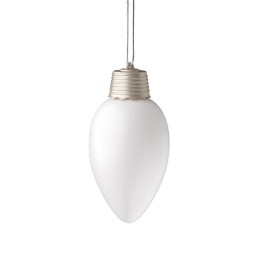 Xodus Innovations WP900 Battery Powered Hanging Decorative Outdoor Pulsing 8 inch C9 Bulb Style Light with Sensor Turns-On at Dark, Single