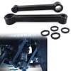 REARACE Motorcycle Lowering Link Kits Drop Links Suspension Accessories Black