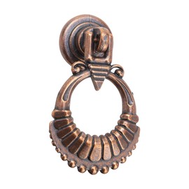 Decoranddecor Antique Copper Brass Vintage Round Pull Swing Ring Kitchen Bathroom Bedroom Cabinet Door Knobs Drawer Furniture Handles (Antique Copper)