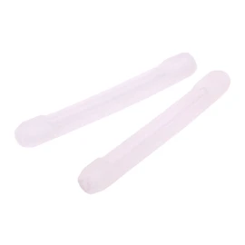 YR Soft Silicone Eyeglasses Temple Tips Sleeve Retainer, Anti-Slip Elastic Comfort Eyeglass Ear Grippers for Eyeglasses Sunglasses Reading Glasses Eyewear, 5 pairs - Clear