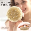 2pcs Cepillo Corporal para Masaje, Exfoliante de Baño de Cerdas,