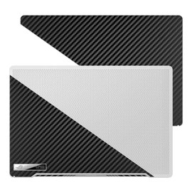ArmorSuit MilitaryShield Black Carbon Fiber Skin Vinyl Wrap for ASUS ROG Zephyrus G14 [14 inch] (2020-2021) - Lid
