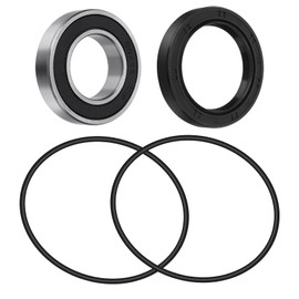 Left Rear Axle Wheel Bearing & Seal for Honda Rancher Foreman Rubicon 350 400 450 500 520, OEM# 91055-HN5-681 91255-HA0-681 91320-HM7-702