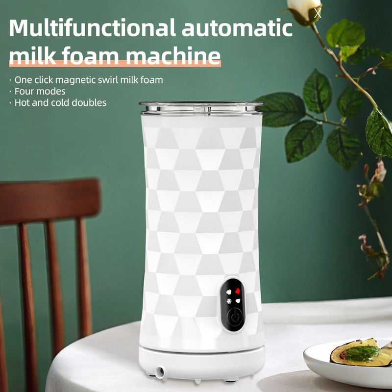 Electric Milk Frother 4-in-1 400W Automatic Hot and Cold Foam
