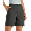 CRZ YOGA Stretch Hiking Cargo Shorts for Women 7'' -