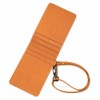 Wachifudo Dayan Cat Dayan Genuine Leather Vertical Folding Pass Case,
