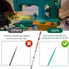 200 Pcs Sewing Machine Cleaning Brushes Tool Kit, Disposable Bendable