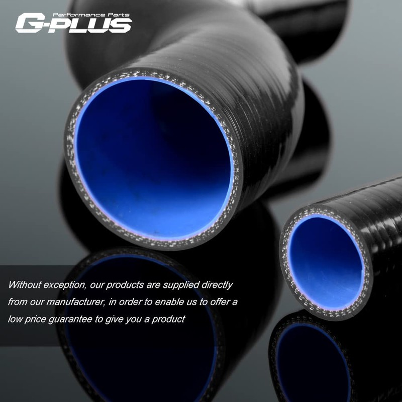 G-PLUS Silicone Radiator Coolant Hose Kit Clamps Compatible With 1999-2006