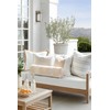 Hofdeco Premium Coastal Hampton Patio Indoor Outdoor Throw Pillow Cover