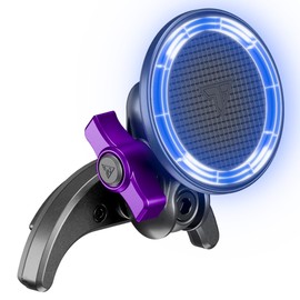 Tackform Link Vent Phone Mount Compatible with 2016-2023 Toyota Tacoma and 2014-2021 Toyota Tundra | Aluminum | Zero Slip | Compatible with MagSafe | Universal Magnetic Holder | 2" Arm | Purple Knob