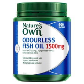 Nature's Own High Strength Odourless Fish Oil 1500mg Cap X 400