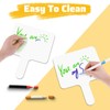 20 Pack Small Dry Erase Boards Double Sided Answer Paddles