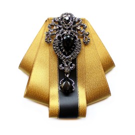 LIUXU Necktie, Bowtie, Unisex, Formal Uniform, Bowtie, Restored, England, Wedding, Bowknot, Brooch, Purple, yellow