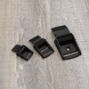 YINETTECH 30 Pcs 20mm 25mm 38mm Clamp Buckle Webbing Toggle