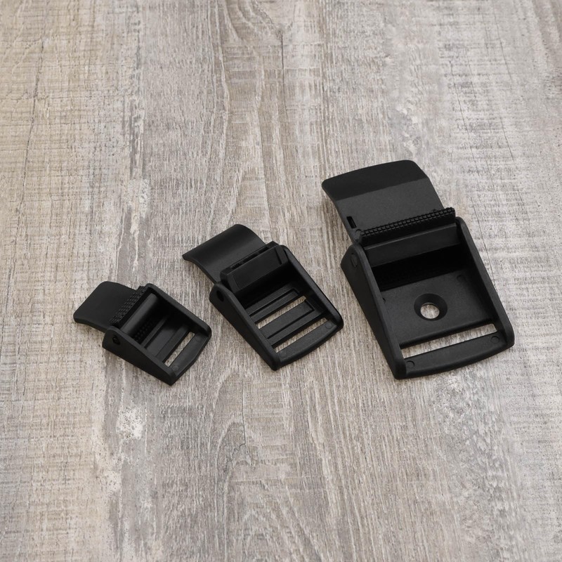 YINETTECH 30 Pcs 20mm 25mm 38mm Clamp Buckle Webbing Toggle