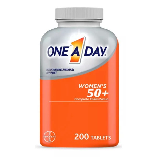 Bayer Multivitaminas Mujer +50 Años (200 Tab) One A Day Americano