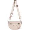 styleBREAKER 02012380 Women's Shoulder Bag in Half Moon Shape, Removable