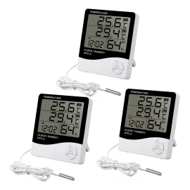 Generic 3set Higrometro Digital Termometro Htc-2 Medidor De Humedad
