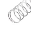 sourcing map Compression Spring,304 Stainless Steel,5mm OD,0.4mm Wire Size,9mm Compressed