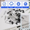 50pcs Window Screen Plunger Pins, 5/32" x 1-1/2" Aluminum Alloy