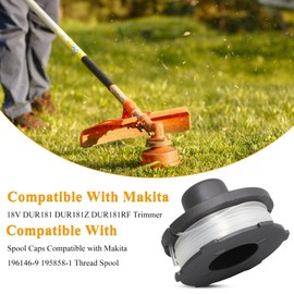 Mtanlo Makita 18V DUR181Z DUR181RF DUR181 Lawnmower Makita 196146-9/195858-1 Spool Spool Cover (3 Pack)