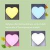 Cute Night Lights, Heart Shape Nursery Nightlight with Light Sensors,