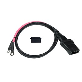 2-Pin Battery Cable Harness Kit with Dust Cover, Fit for Western Fisher Snow Plow Replace 21294 61169 8274 - Truck Side and Plow Side Battery Cable Snow Plow Attachments & Accessories