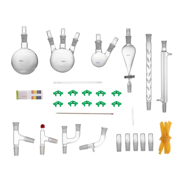 Unbranded 29 PCS 24/40 Advanced Organic Chemistry Lab Glassware Kit