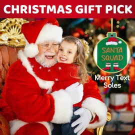 Zmart Christmas Gifts for Kids - Santa Socks Holiday Socks for 4-6 Year Old Boys Girls, Xmas Stocking