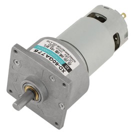 DC12V / 24V 35W Mini DC Gear Motor, Industrial Automation Gear Motors Metal Speed Adjustable Large Torque Motor CW/CCW (24V 300rpm)