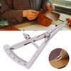 Leather Marking Gauge, Stainless Steel Adjustable Fine Marking Gauge for