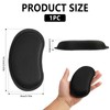 Mouse Wrist Rest, Ergonomic Black Memory Foam Non-Slip for Wrist