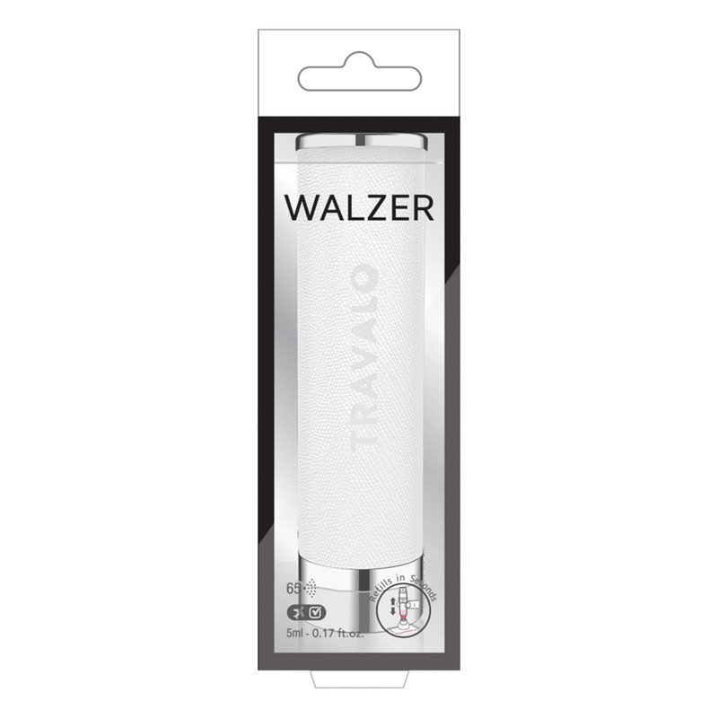Travalo Walzer Refillable Perfume Atomizer - Pocket-Size, Leak-Proof, Glass-Free Spray