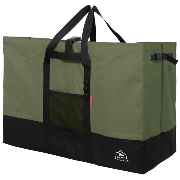 PYKES PEAK Large Storage Bag, Tote Bag, Camping Bag, Storage Bag, Large Capacity, For Camping, Storage Equipment, Outdoors, 5.9 gal (170 L) / Olive Green