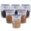 Belinlen 100 Pack 6 x 9 Inch Stand Up Pouch